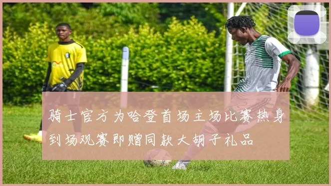 骑士官方为哈登首场主场比赛热身到场观赛即赠同款大胡子礼品